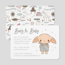 Simple Harry Potter - Dobby Baby Shower Enclosure Card