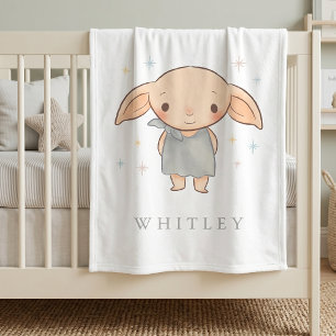 Simple Harry Potter - Dobby Baby Shower Fleece Blanket