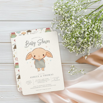 Simple Harry Potter - Dobby Baby Shower Invitation by harrypotter at Zazzle