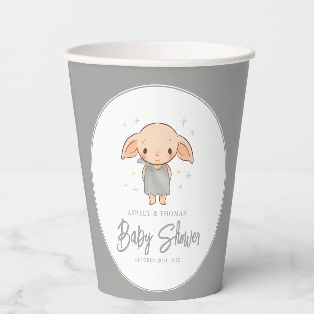Simple Harry Potter - Dobby Baby Shower Paper Cups (Front)