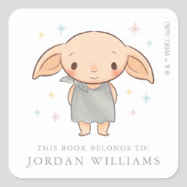 Simple Harry Potter - Dobby Baby Shower Square Sticker