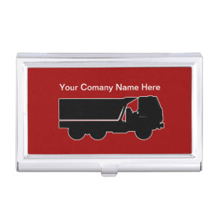 Simple Hauling Dumpster Business Card Case