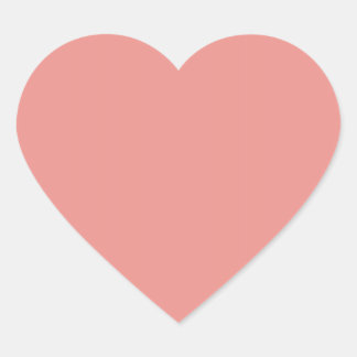 Simple Heart Blush Pink Modern Contemporary Sticker