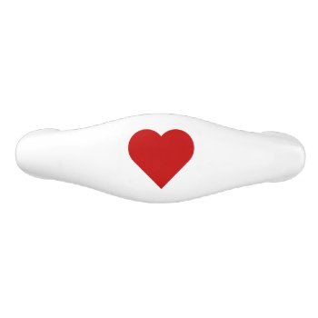 Simple Heart Ceramic Drawer Pull by tjustleft at Zazzle