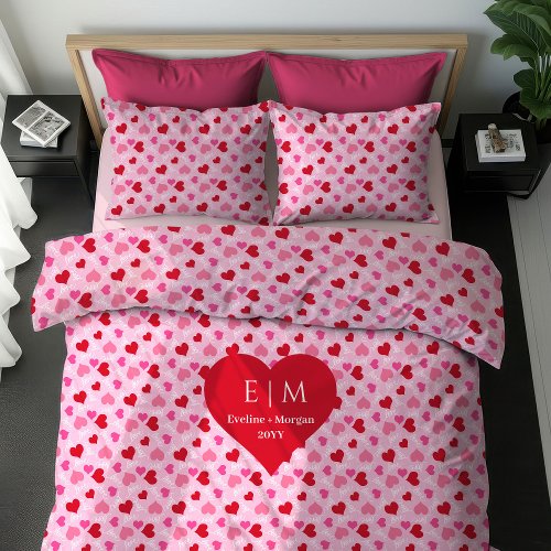Simple Heart Pattern Love Gift Duvet Cover