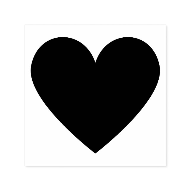 Simple Heart Self-inking Stamp (Design)
