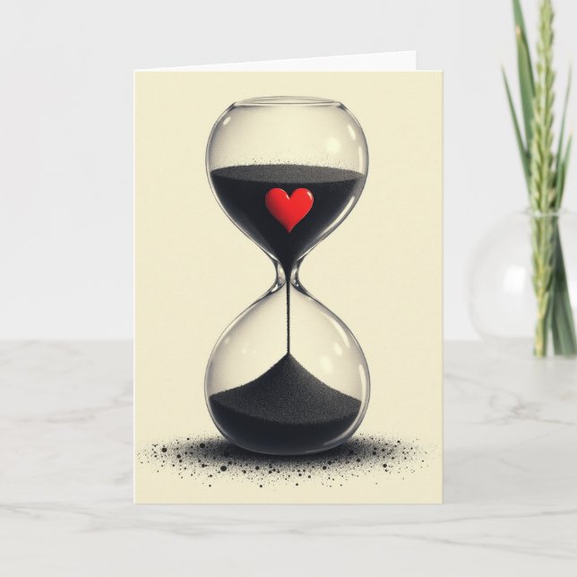 Simple Heart Time Card (Front)