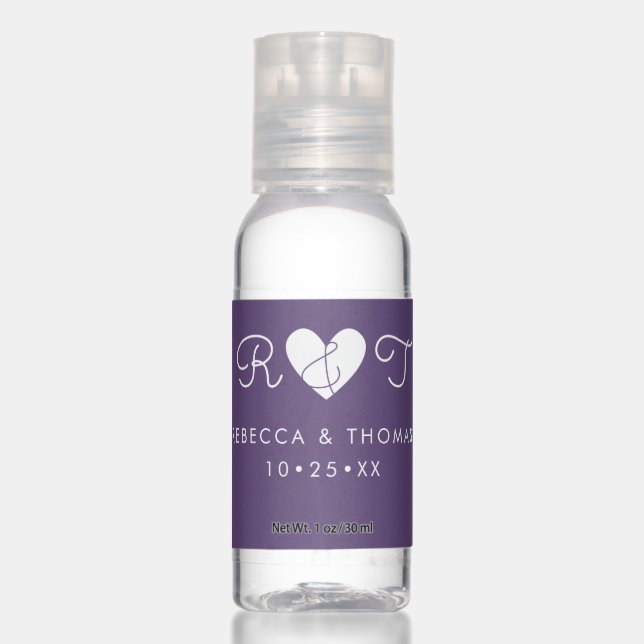 Simple Heart Travel Bottle Set Hand Sanitizer (Front)