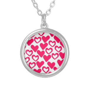 Simple Hearts 2014 Silver Plated Necklace