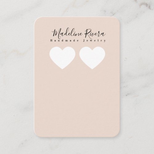 Simple Hearts Artisan Earring Display Cards