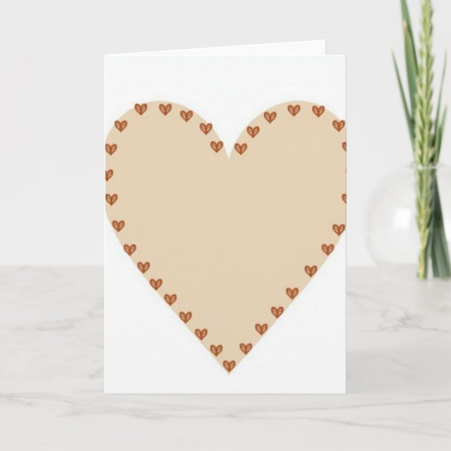 Simple Hearts Border Card (Front)