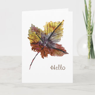 Simple Hello Card for Friend