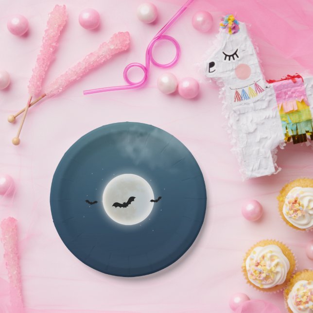 Simple Helloween Party  Paper Plates (Party)