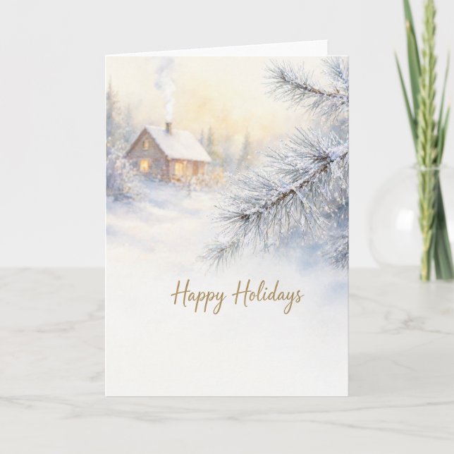 Simple Holiday Card (Front)