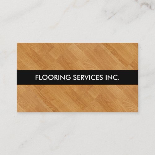 Simple Home Flooring Services Business Cards