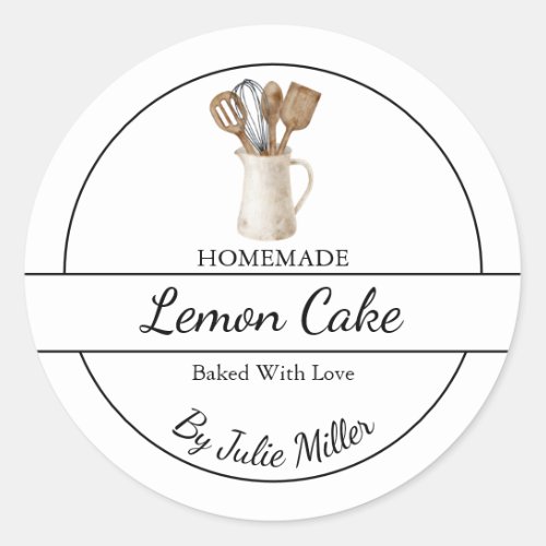 Simple Homemade Baking  Cooking Label