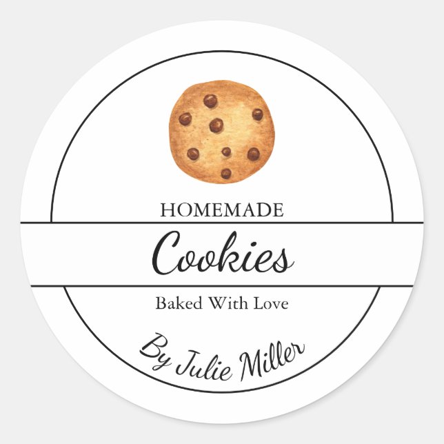 Simple Homemade Cookies Label (Front)