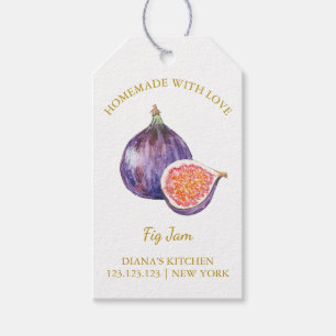 Simple Homemade Fig Jam Hang Tag l White