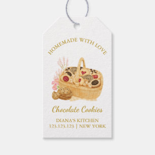 Simple Homemade Fresh Cookies Hang Tag White
