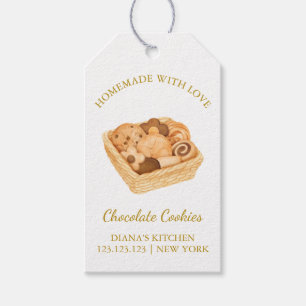 Simple Homemade Fresh Cookies Hang Tag White