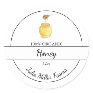 Simple Homemade Honey Label