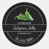 Simple Homemade Jalapeno Jelly Label