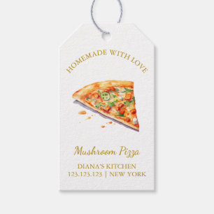 Simple Homemade Pizza Hang Tag l White