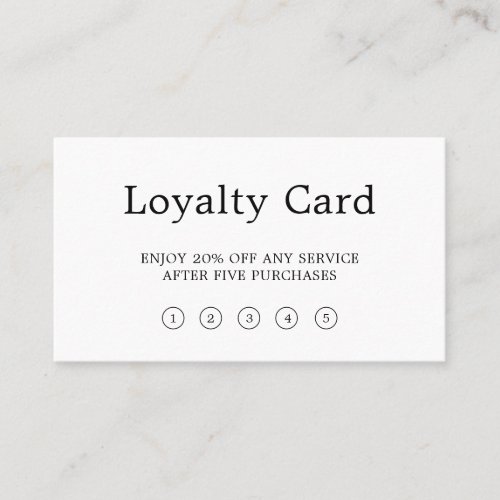 Simple Honey Farm Business   Loyalty Card