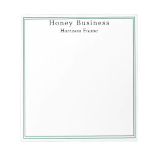 Simple Honey Farm Business   Notepad