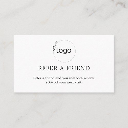 Simple Honey Farm Business   Referral Card