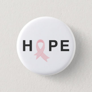 Simple Hope Breast Cancer Awareness Pin Button