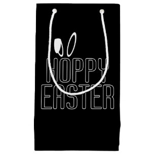 Simple Hoppy Easter Pun Typography Gift Bag