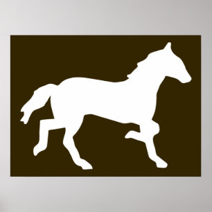 simple horse poster