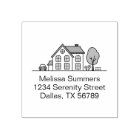 Simple House Line Art Address 4
