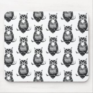 Simple Illustrated Owl Pattern
