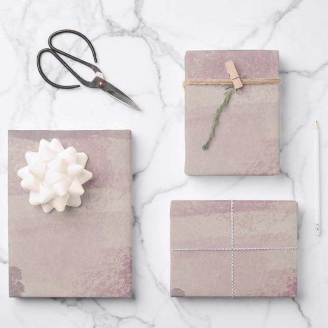 Simple in Shades of Purple Wrapping Paper Sheets (Front)