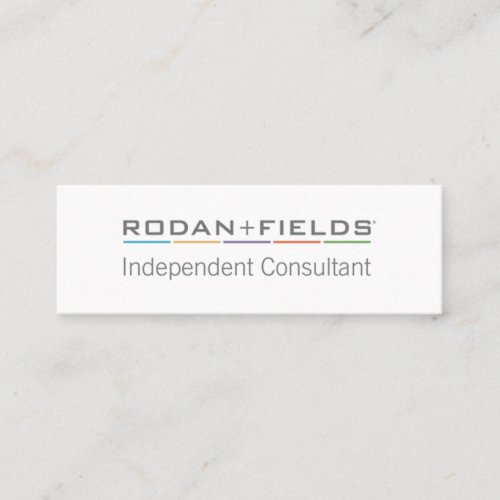 Simple Independent Consultant Business Cards