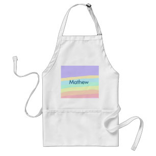 simple initial letter monogram add your name lett  adult apron