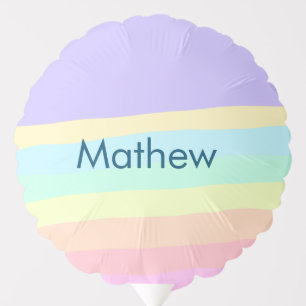 simple initial letter monogram add your name lett balloon