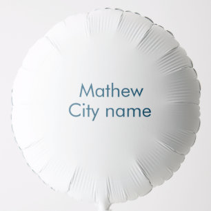 simple initial letter monogram add your name lett  balloon