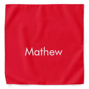 simple initial letter monogram add your name lett bandana