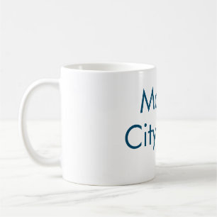 simple initial letter monogram add your name lett  coffee mug