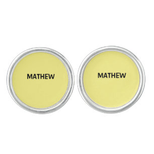 simple initial letter monogram add your name lett cufflinks