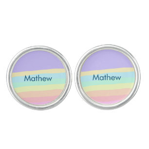 simple initial letter monogram add your name lett cufflinks