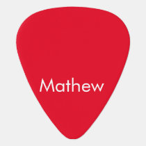 simple initial letter monogram add your name lett guitar pick