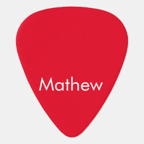 simple initial letter monogram add your name lett  guitar pick