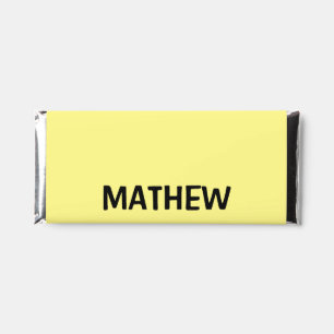simple initial letter monogram add your name lett hershey bar favors