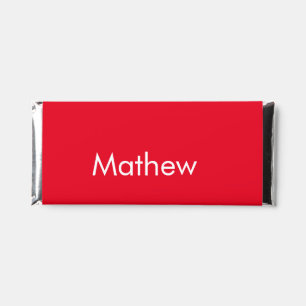simple initial letter monogram add your name lett hershey bar favors