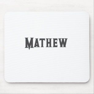 simple initial letter monogram add your name lett mouse pad