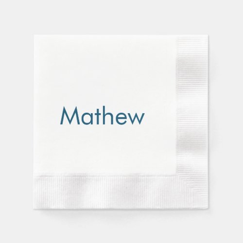 simple initial letter monogram add your name lett  napkins